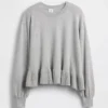 Kinder-Pullover mit lockerem Peplum-Schnitt