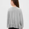 Kinder-Pullover mit lockerem Peplum-Schnitt