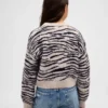 Kinder-Pullover mit Rundhalsausschnitt in lockerer Passform
