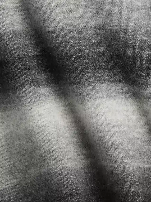 Kinder-Pullover mit Rundhalsausschnitt in Space-Dye-Optik