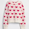 Kinder-Pullover mit Rundhalsausschnitt und lässigem Grafikprint