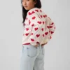 Kinder-Pullover mit Rundhalsausschnitt und lässigem Grafikprint
