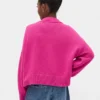 Kinder-Pullover mit V-Ausschnitt und kastenförmigem Schnitt