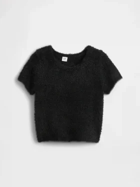 Kinder-Pullover mit Zopfmuster