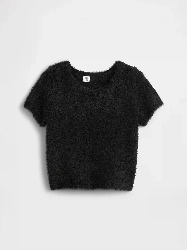Kinder-Pullover mit Zopfmuster