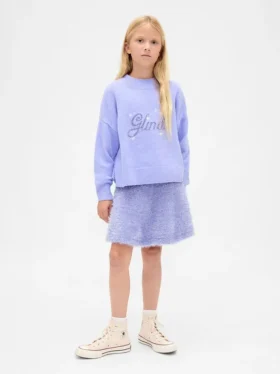 Kinder-Pullover-Röck „Wicked Tinsel Eyelash“