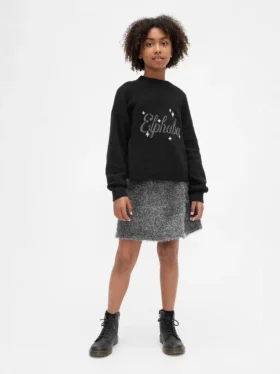 Kinder-Pullover-Röck „Wicked Tinsel Eyelash“