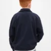 Kinder-Pullover „Vintagesoft“ mit Viertelreißverschluss