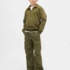 Kinder-Pullover „Vintagesoft“ mit Viertelreißverschluss
