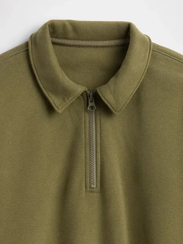 Kinder-Pullover „Vintagesoft“ mit Viertelreißverschluss
