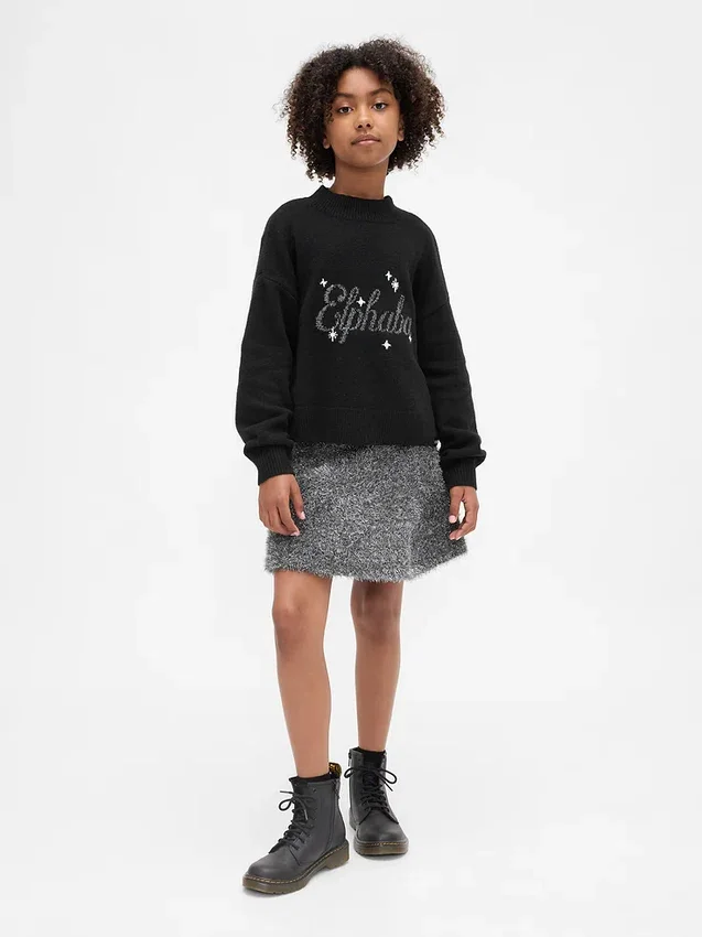 Kinder-Pullover „Wicked“ aus CashSoft mit lockerer Passform
