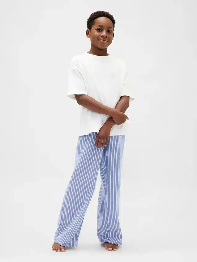 Kinder-Pyjama-Hose aus recyceltem Flanell