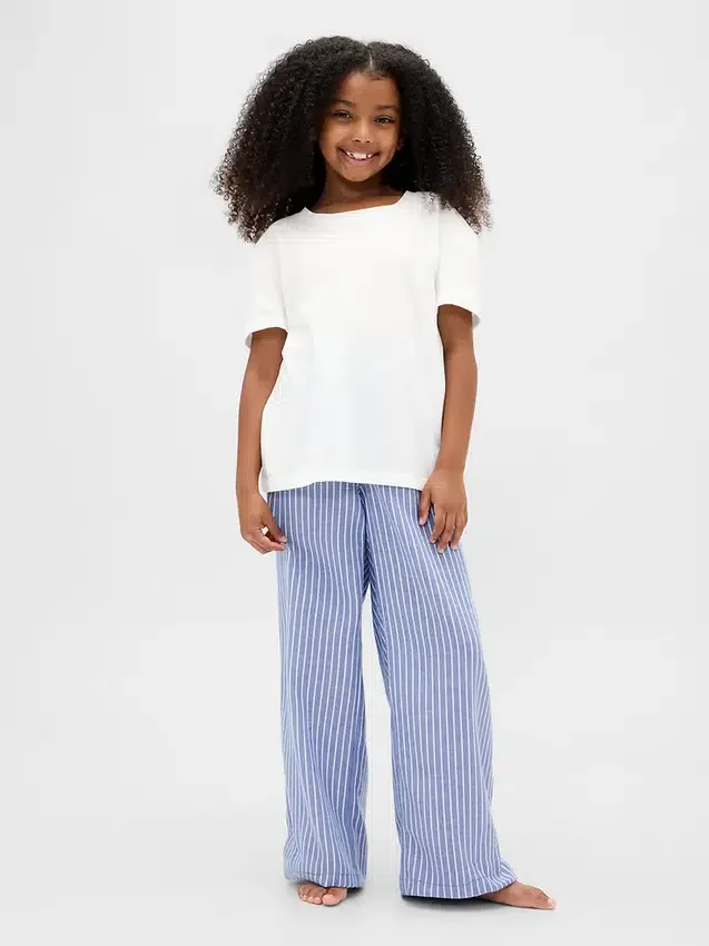 Kinder-Pyjama-Hose aus recyceltem Flanell
