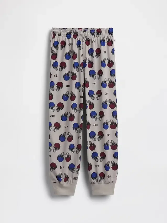 Kinder-Pyjama-Jogginghose mit recyceltem Fußball-Logo