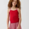 Kinder-Pyjama-Oberteil aus recyceltem Rippstrick
