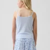 Kinder-Pyjama-Oberteil aus recyceltem Rippstrick