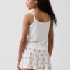 Kinder-Pyjama-Oberteil aus recyceltem Rippstrick