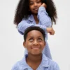 Kinder-Pyjama-Set aus recyceltem Flanell