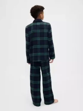 Kinder-Pyjama-Set aus recyceltem Flanell