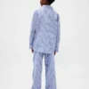 Kinder-Pyjama-Set aus recyceltem Flanell
