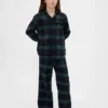Kinder-Pyjama-Set aus recyceltem Flanell