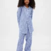 Kinder-Pyjama-Set aus recyceltem Flanell