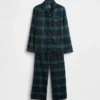 Kinder-Pyjama-Set aus recyceltem Flanell