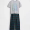 Kinder-Pyjama-Set aus recyceltem Material