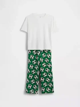 Kinder-Pyjama-Set aus recyceltem Material