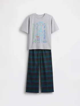 Kinder-Pyjama-Set aus recyceltem Material
