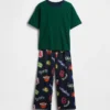 Kinder-Pyjama-Set aus recyceltem Material