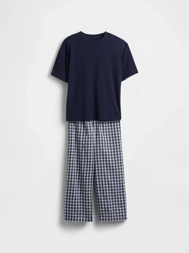 Kinder-Pyjama-Set aus recyceltem Material