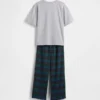 Kinder-Pyjama-Set aus recyceltem Material