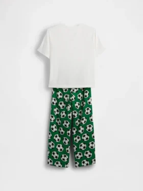 Kinder-Pyjama-Set aus recyceltem Material