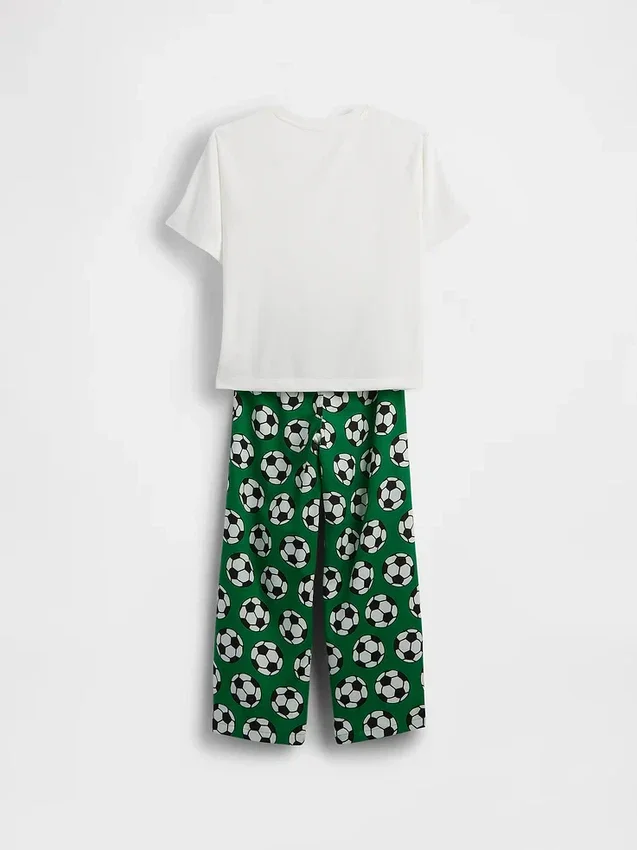 Kinder-Pyjama-Set aus recyceltem Material