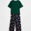 Kinder-Pyjama-Set aus recyceltem Material