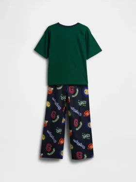 Kinder-Pyjama-Set aus recyceltem Material