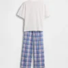 Kinder-Pyjama-Set aus recyceltem Material