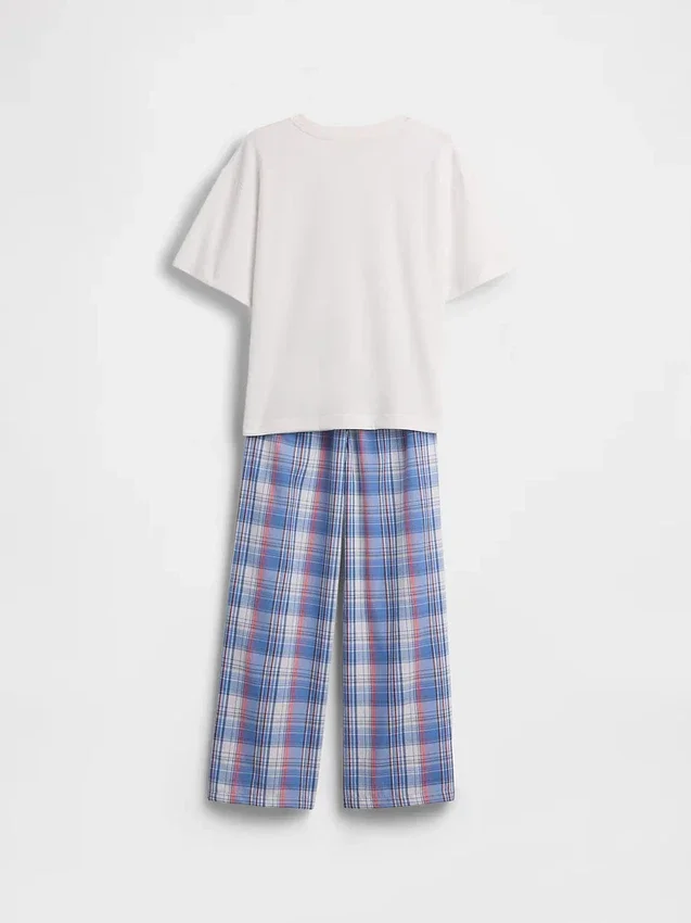 Kinder-Pyjama-Set aus recyceltem Material