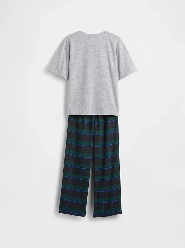 Kinder-Pyjama-Set aus recyceltem Material