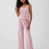 Kinder-Pyjama-Set aus recyceltem Pointelle-Stoff