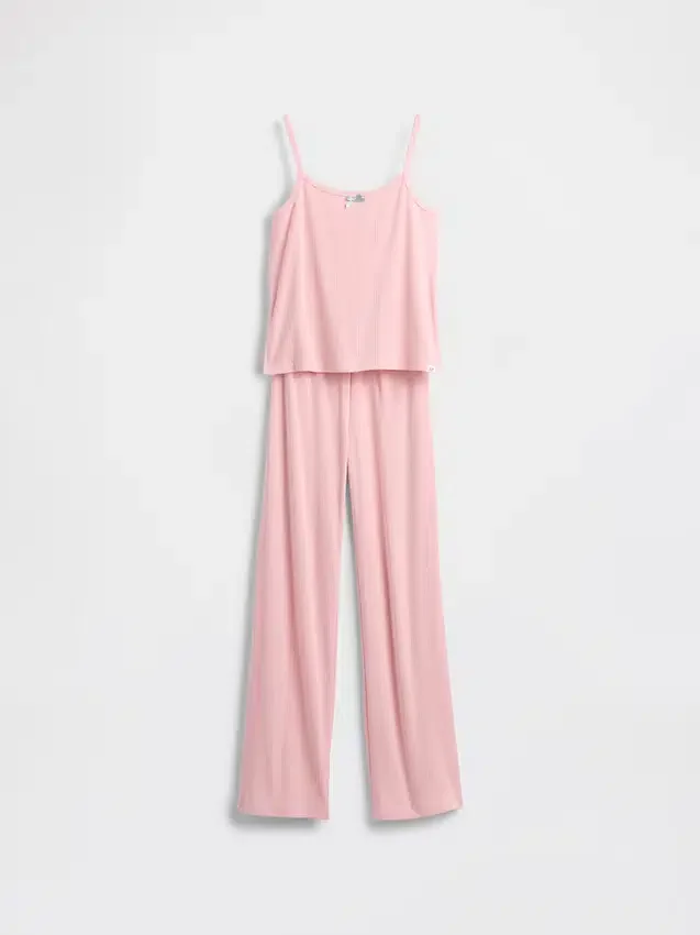 Kinder-Pyjama-Set aus recyceltem Pointelle-Stoff