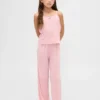 Kinder-Pyjama-Set aus recyceltem Pointelle-Stoff