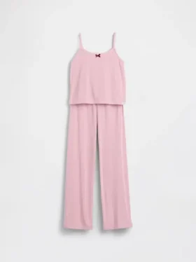 Kinder-Pyjama-Set aus recyceltem Pointelle-Stoff