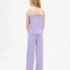 Kinder-Pyjama-Set aus recyceltem Pointelle-Stoff