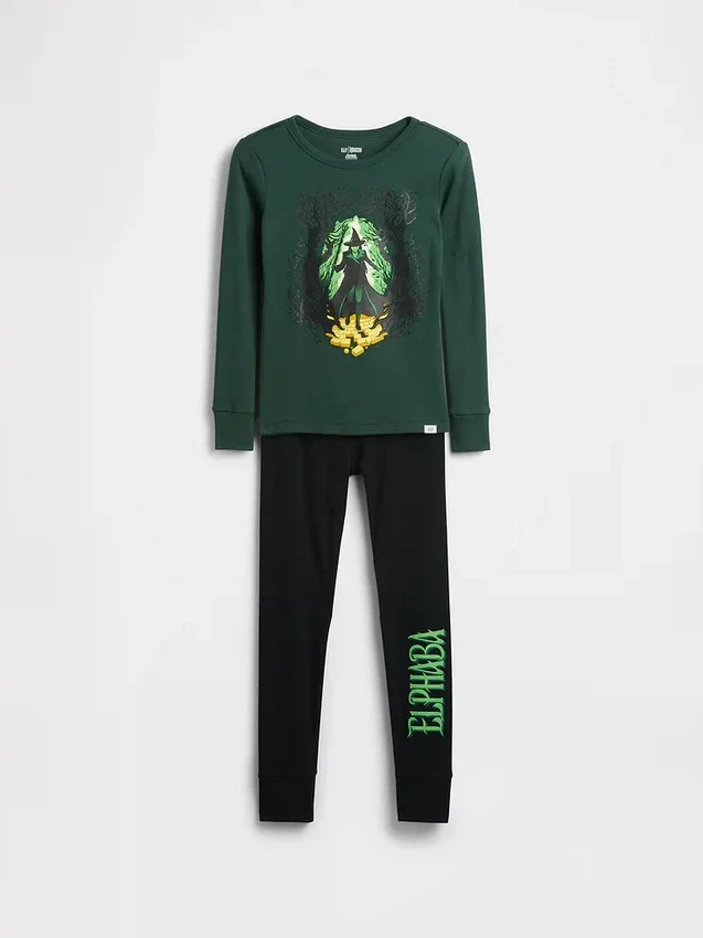 Kinder-Pyjama-Set „Wicked“ aus gebürsteter Bio-Baumwolle