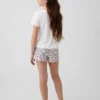 Kinder-Pyjama-Set „Winnie the Pooh“ mit Recycelt-Rippstrick-Shorts