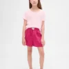 Kinder-Pyjama-Shorts aus recyceltem Flanell