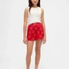 Kinder-Pyjama-Shorts aus recyceltem Flanell