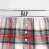 Kinder-Pyjama-Shorts aus recyceltem Flanell